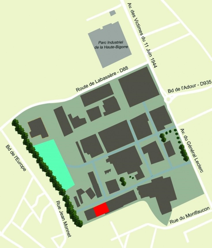 Plan Bigorre Ingénierie sur la zone Soulé